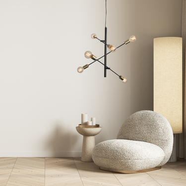 Shadow Glow Metal Pendant